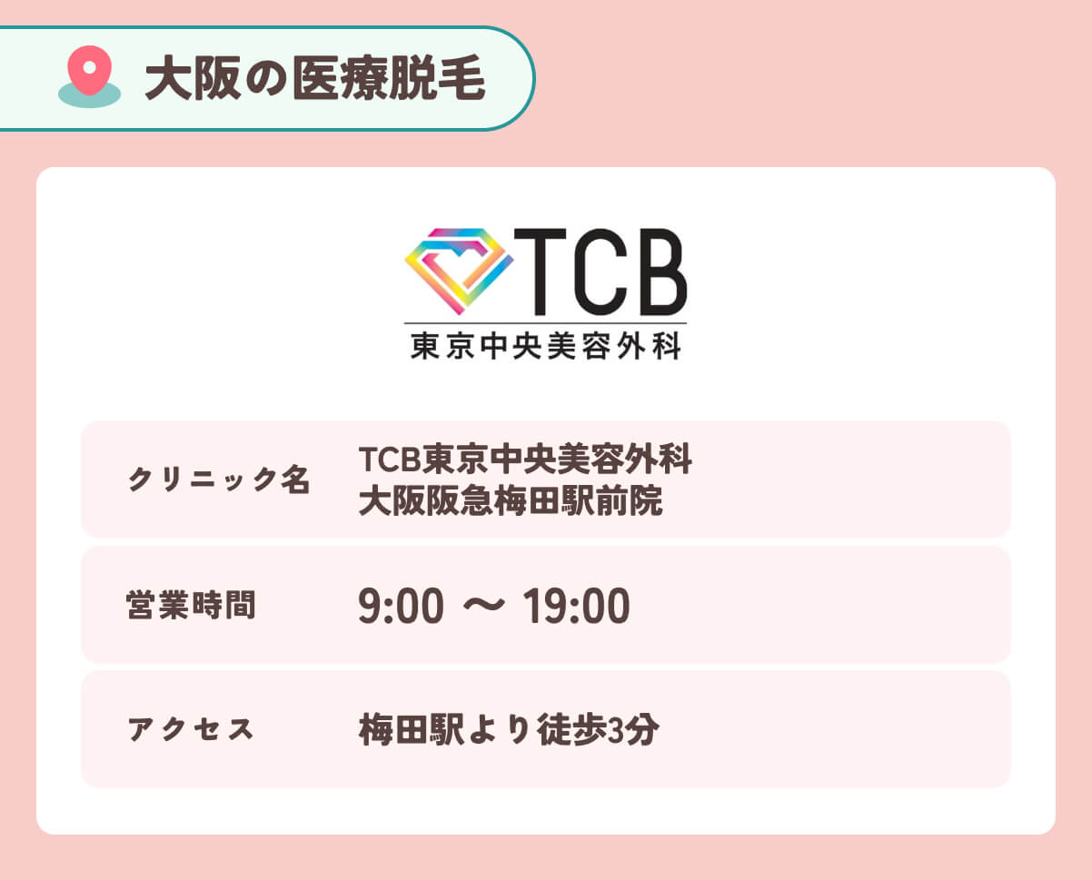 TCB東京中央美容外科 大阪院