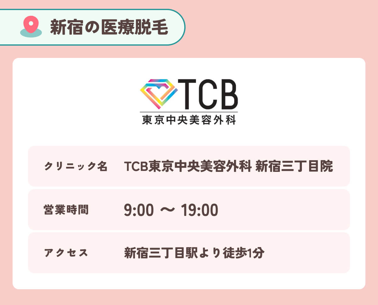 TCB東京中央美容外科 新宿3院