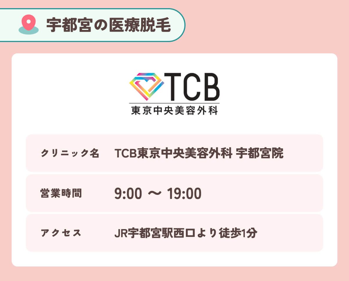 TCB東京中央美容外科宇都宮院